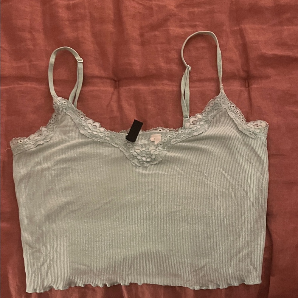 La Hearts Pacsun Mint Lace Cami